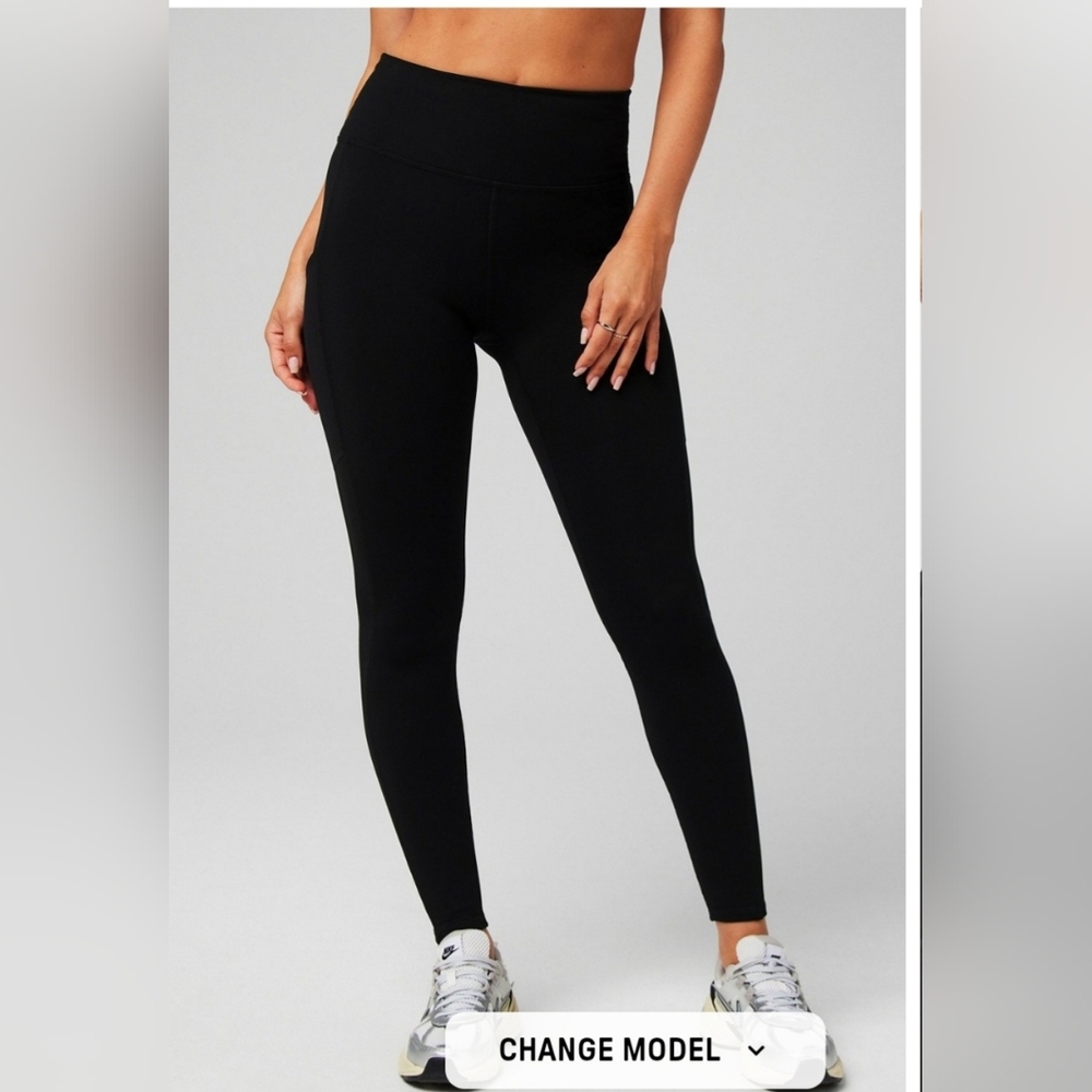 Fabletics High-Waist Black Leggings